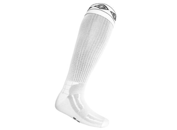 UMBRO City Fotb.Str Hvit/Sort 35-39 Solide strømper - god passform 
